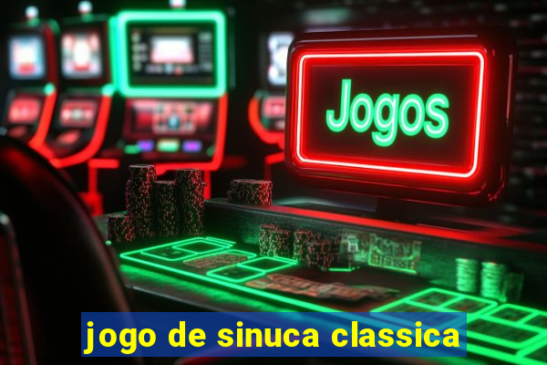 jogo de sinuca classica